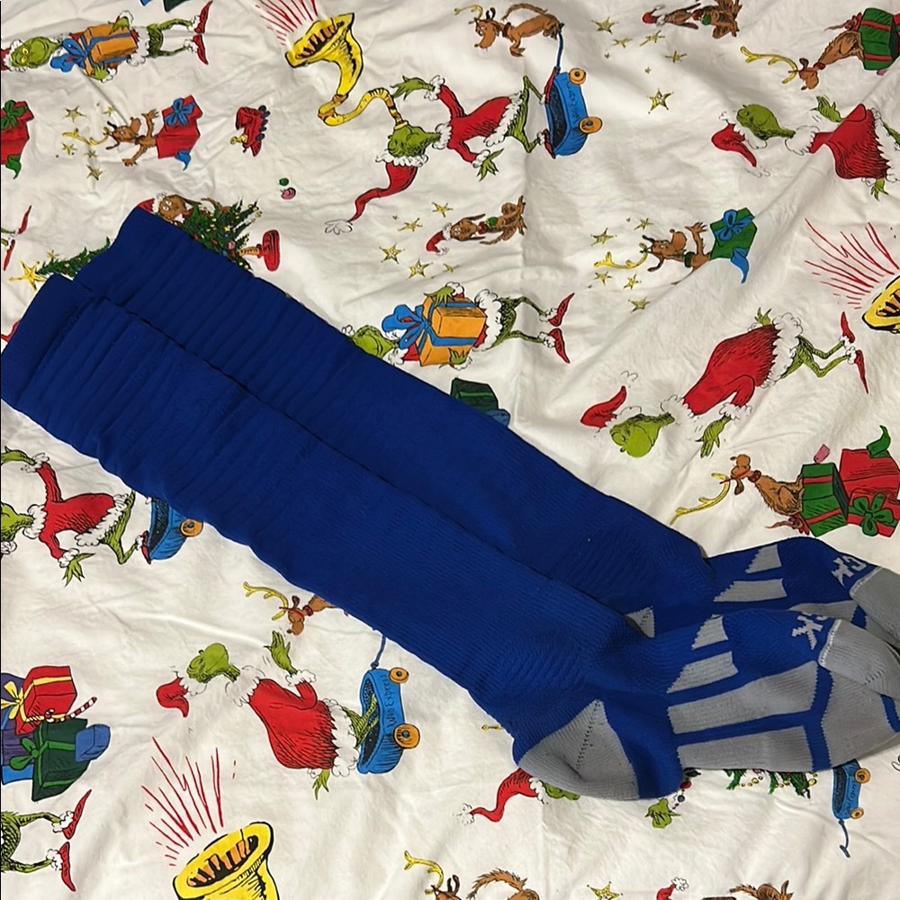 TCK football scrunch socks
